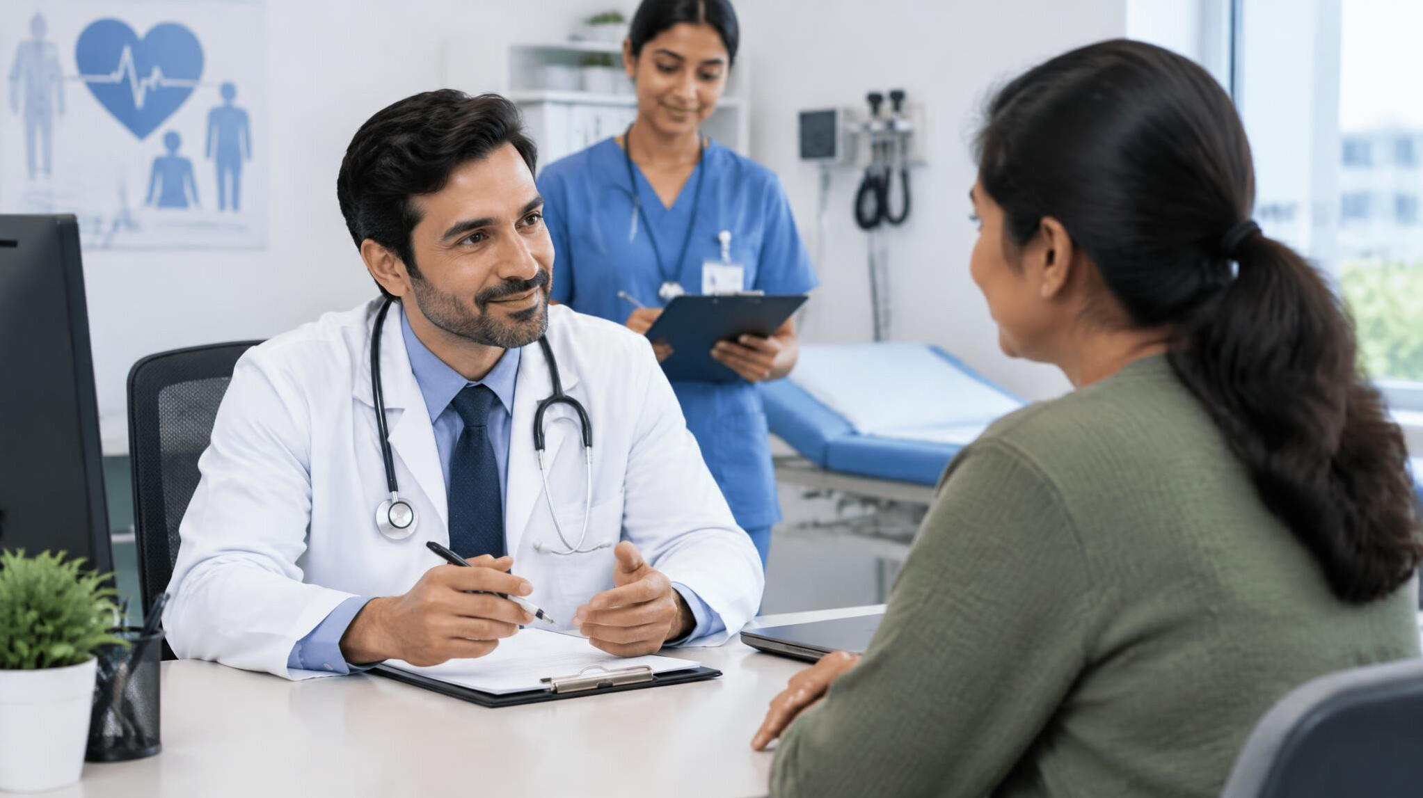 doctor patient consultation