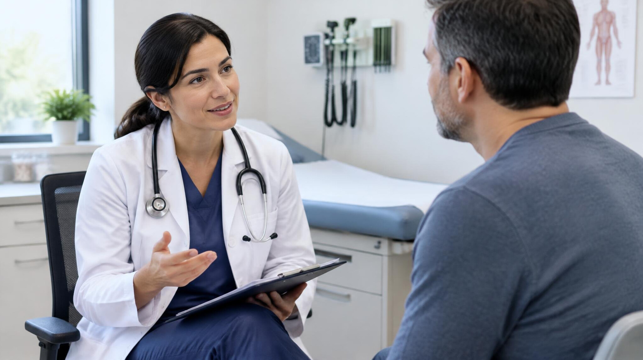 doctor consulting patient