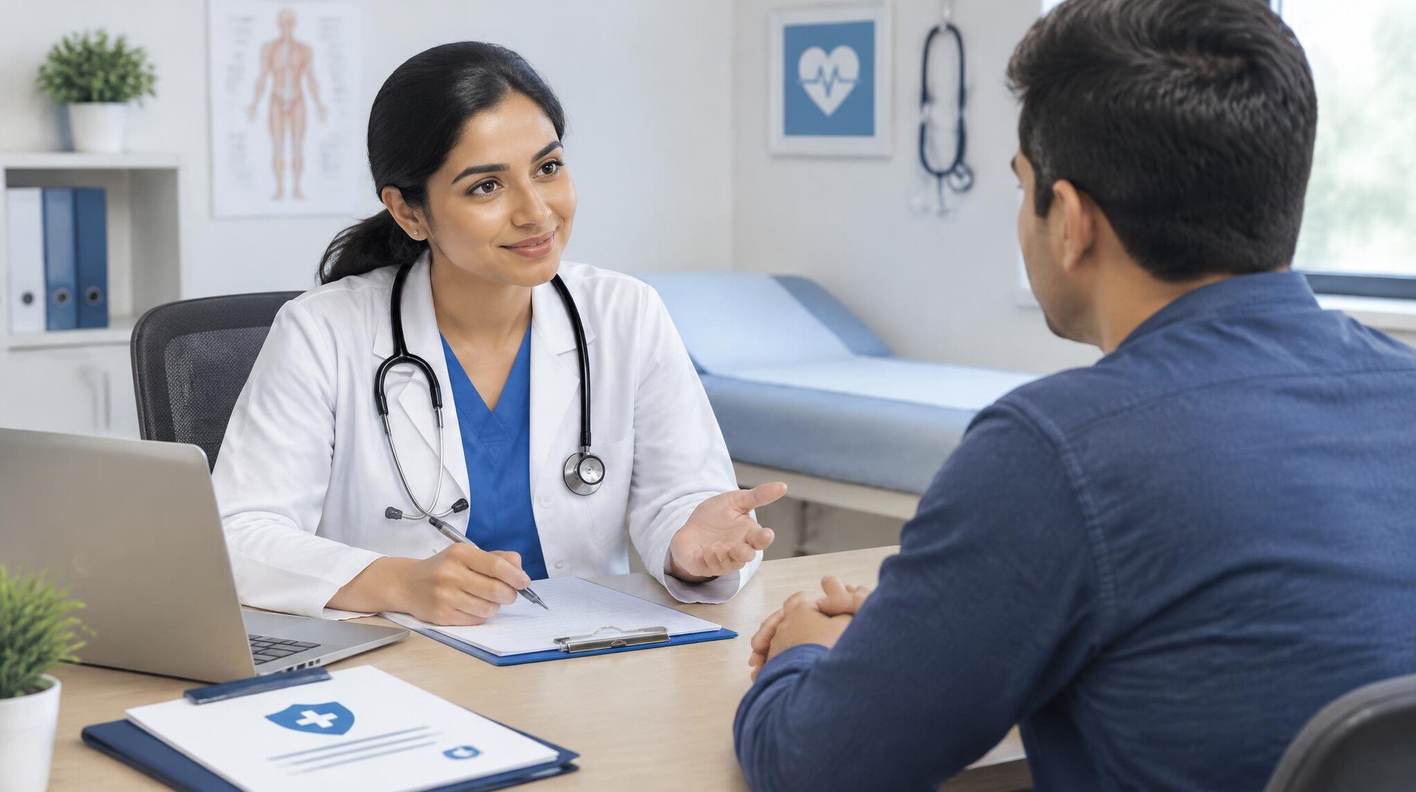 doctor consulting patient